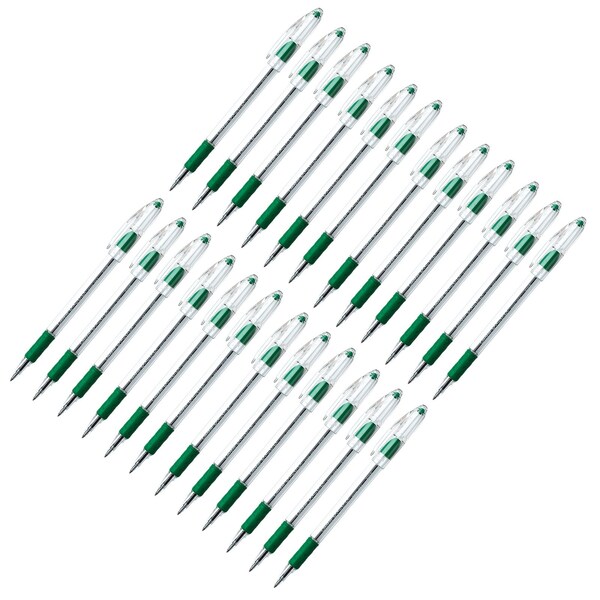 Pentel R.S.V.P. Ballpoint Pen, Fine Point, Green, PK24, 24PK BK90D - main